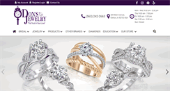 Desktop Screenshot of donsjewelryclinton.com